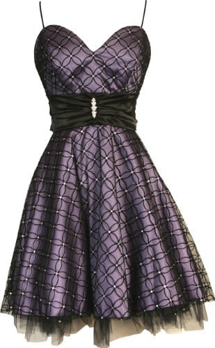 Purple Holiday Prom Dress